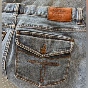 Lauren Ralph Lauren Women's Blue Boot Cut Jeans